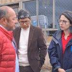 Autoridades realizan recorrido de dependencias municipales, residenciales y comerciales afectadas por incendio en Puqueldón