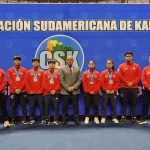 Karatecas de Los Lagos hacen historia en Brasil: medallas de oro, plata y bronce para Chile en Sudamericano 2025