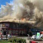 Incendio incontrolable en ecónico restaurant de Puerto Montt